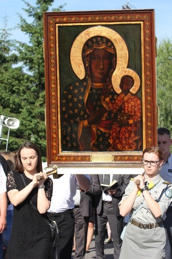 Powitanie ikony MB Częstochowskiej w Bednarach