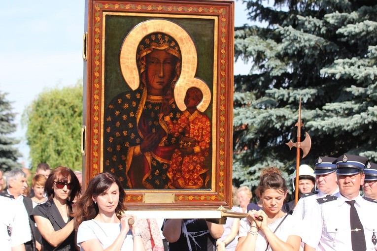 Powitanie ikony MB Częstochowskiej w Bednarach