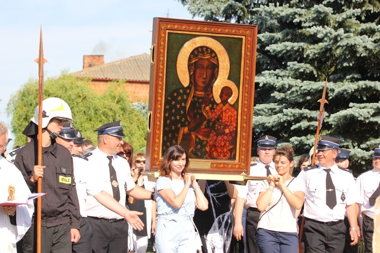 Powitanie ikony MB Częstochowskiej w Bednarach