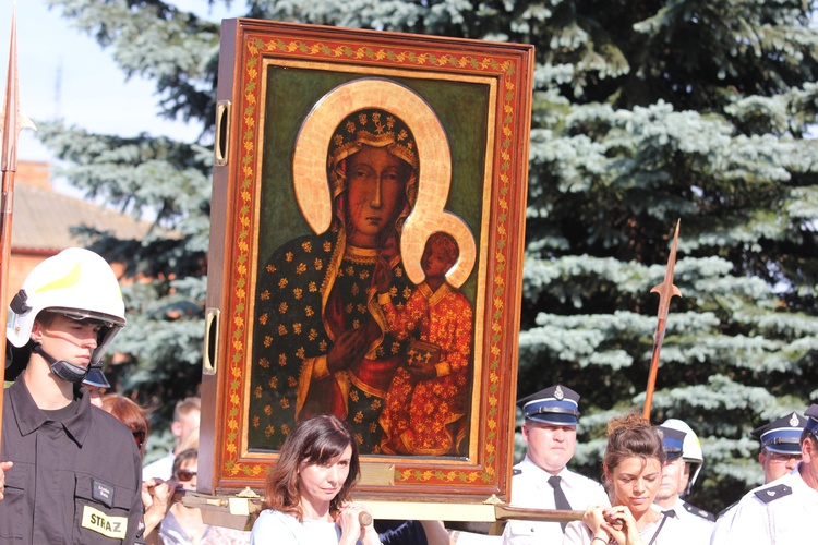 Powitanie ikony MB Częstochowskiej w Bednarach