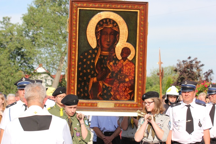 Powitanie ikony MB Częstochowskiej w Bednarach