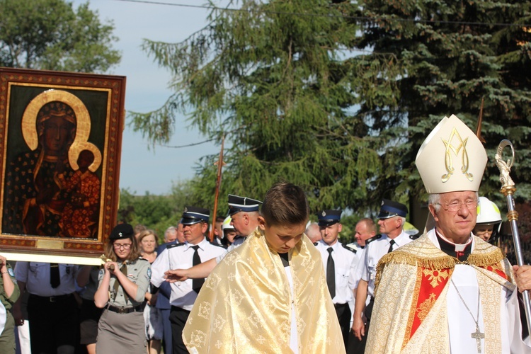 Powitanie ikony MB Częstochowskiej w Bednarach