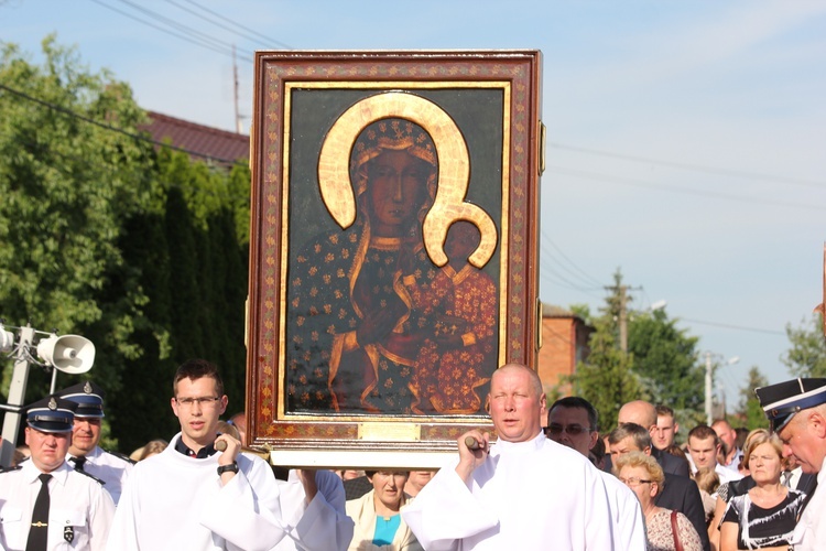 Powitanie ikony MB Częstochowskiej w Bednarach