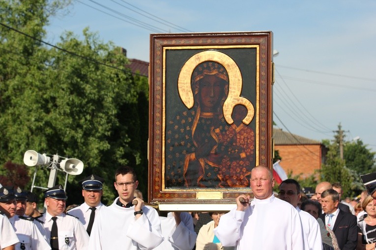 Powitanie ikony MB Częstochowskiej w Bednarach