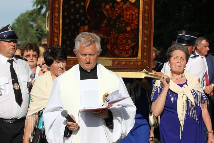 Powitanie ikony MB Częstochowskiej w Bednarach