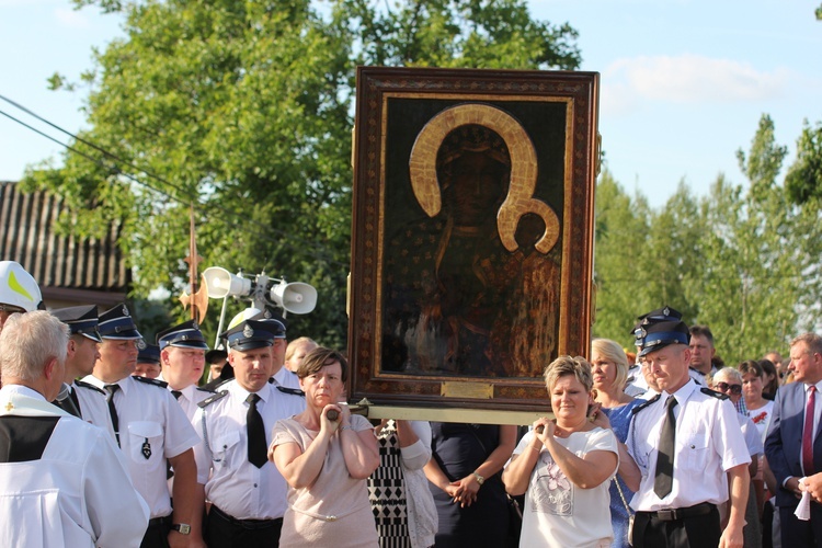 Powitanie ikony MB Częstochowskiej w Bednarach