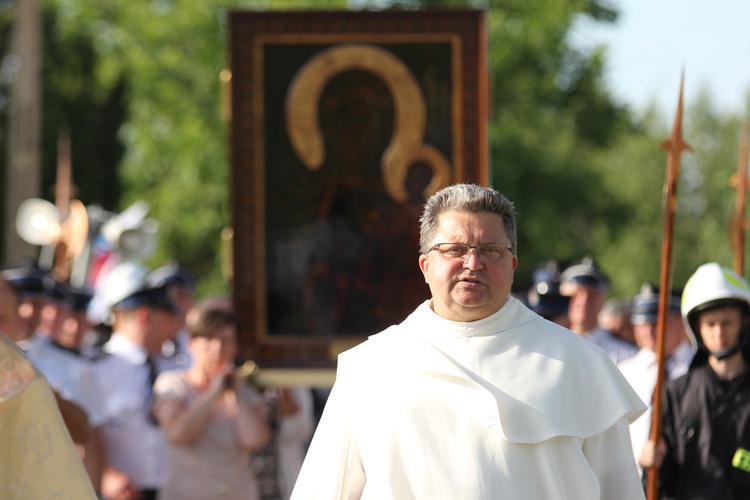 Powitanie ikony MB Częstochowskiej w Bednarach