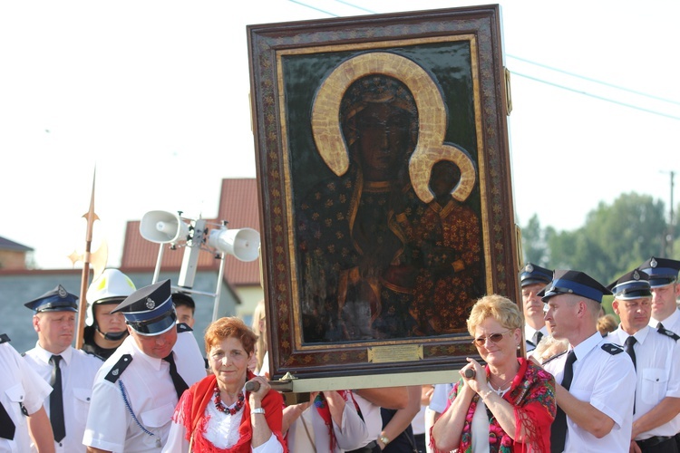 Powitanie ikony MB Częstochowskiej w Bednarach