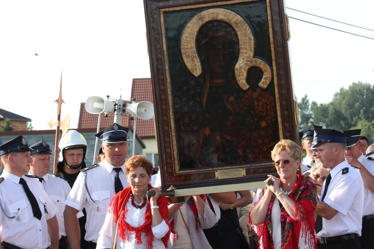 Powitanie ikony MB Częstochowskiej w Bednarach