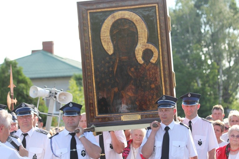 Powitanie ikony MB Częstochowskiej w Bednarach