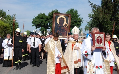 Powitanie ikony MB Częstochowskiej w Bednarach