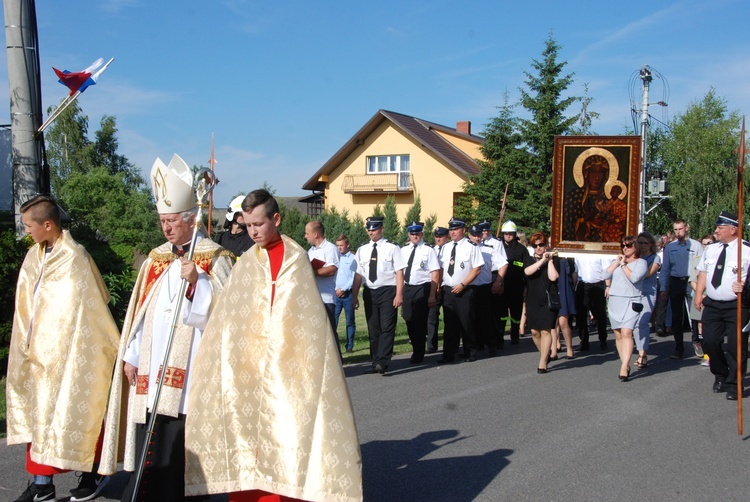 Powitanie ikony MB Częstochowskiej w Bednarach