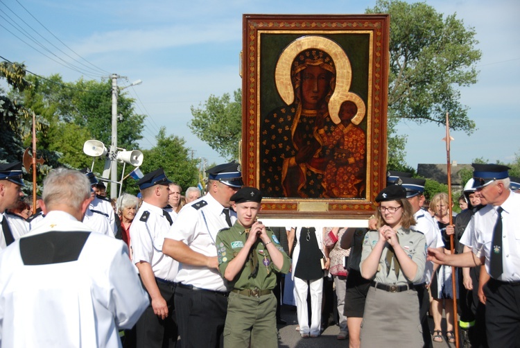 Powitanie ikony MB Częstochowskiej w Bednarach