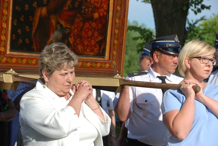 Powitanie ikony MB Częstochowskiej w Bednarach