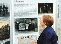 Fragment ekspozycji o Alfonsie Zgrzebnioku.