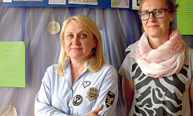 Odpowiedzialne  za projekt: Katarzyna Kasprzycka (z lewej) i Izabela Nawacka.