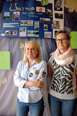 Odpowiedzialne  za projekt: Katarzyna Kasprzycka (z lewej) i Izabela Nawacka.