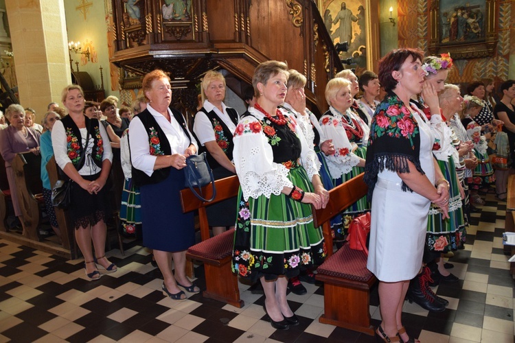 Powitanie ikony MB Częstochowskiej w Kompinie