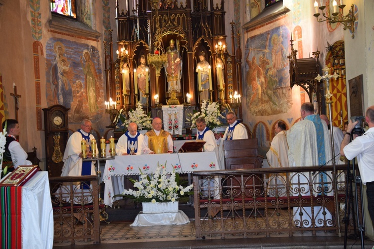 Powitanie ikony MB Częstochowskiej w Kompinie