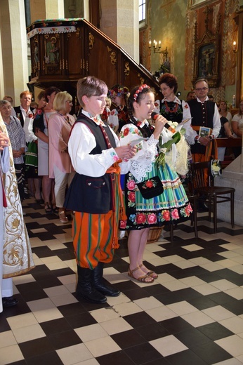 Powitanie ikony MB Częstochowskiej w Kompinie