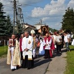 Powitanie ikony MB Częstochowskiej w Kompinie