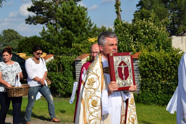 Powitanie ikony MB Częstochowskiej w Kompinie