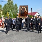 Powitanie ikony MB Częstochowskiej w Kompinie