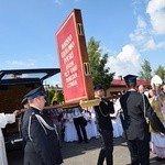 Powitanie ikony MB Częstochowskiej w Kompinie