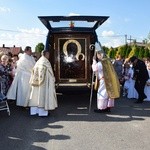 Powitanie ikony MB Częstochowskiej w Kompinie