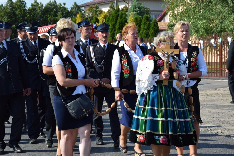 Powitanie ikony MB Częstochowskiej w Kompinie