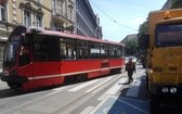 Tramwaj próbował skręcić w Jagiellońską