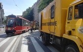 Tramwaj próbował skręcić w Jagiellońską