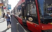 Tramwaj próbował skręcić w Jagiellońską