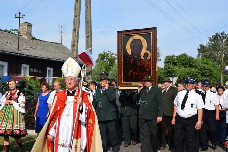 Powitanie ikony MB Częstochowskiej w Kocierzewie