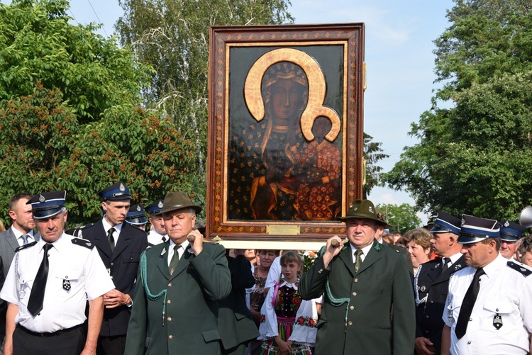 Powitanie ikony MB Częstochowskiej w Kocierzewie