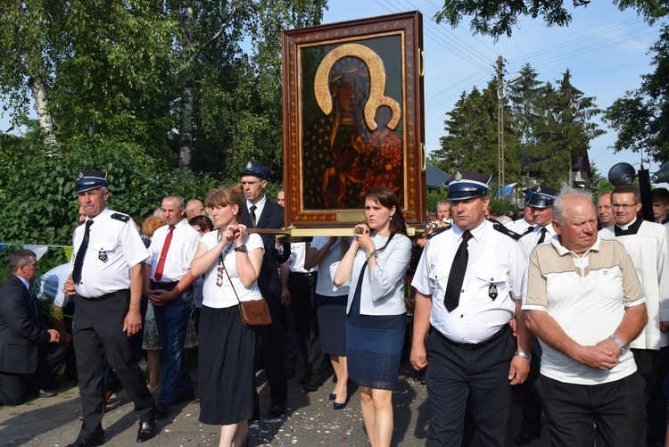 Powitanie ikony MB Częstochowskiej w Kocierzewie