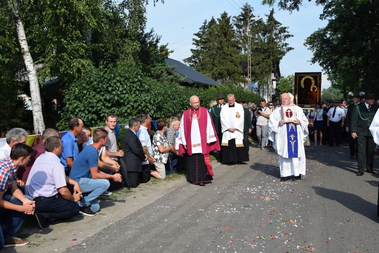 Powitanie ikony MB Częstochowskiej w Kocierzewie