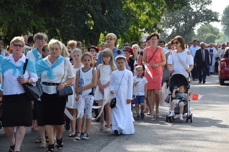 Powitanie ikony MB Częstochowskiej w Kocierzewie