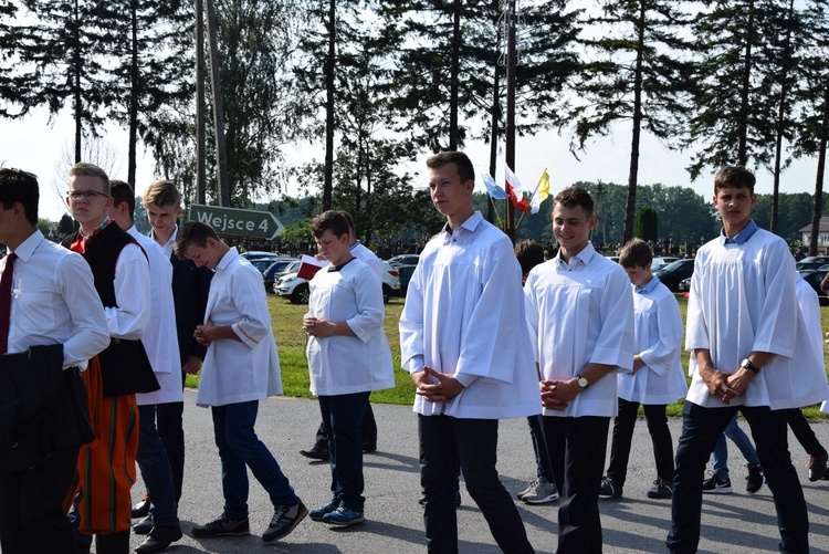 Powitanie ikony MB Częstochowskiej w Kocierzewie