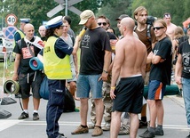 Policja kontroluje trzeźwość uczestników Przystanku. Podczas imprezy ma pełne ręce roboty.