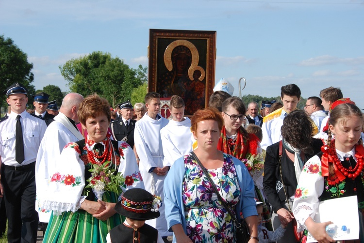 Powitanie ikony MB Częstochowskiej w Boczkach