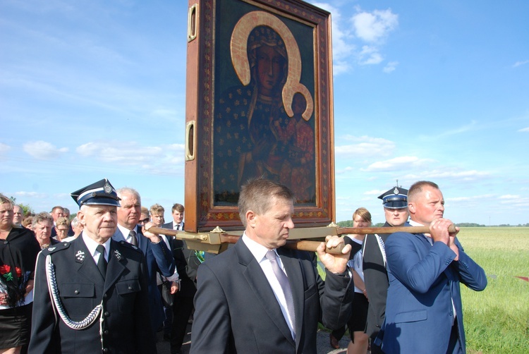 Powitanie ikony MB Częstochowskiej w Boczkach