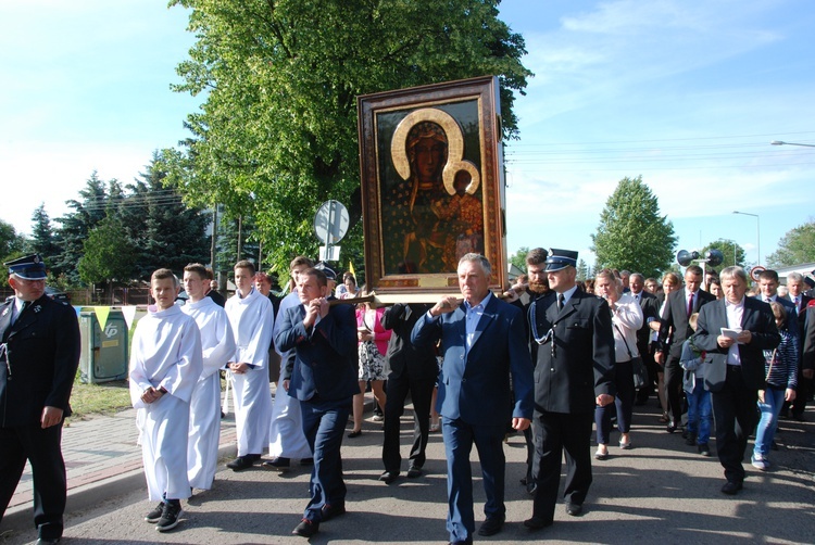 Powitanie ikony MB Częstochowskiej w Boczkach