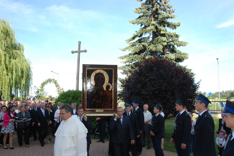 Powitanie ikony MB Częstochowskiej w Boczkach