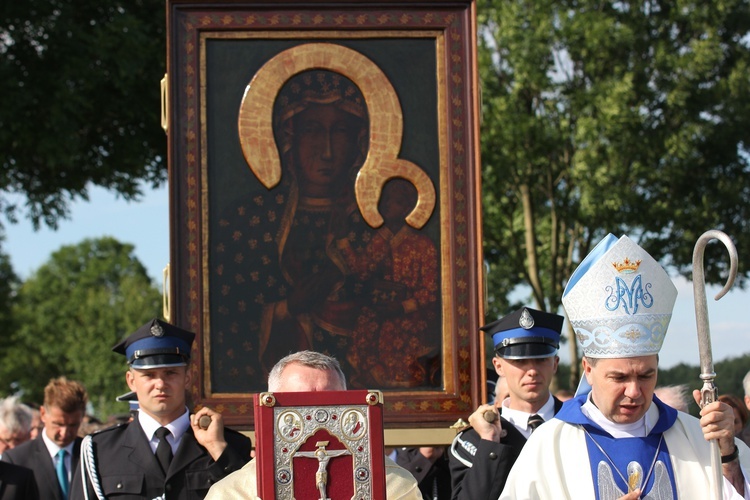 Powitanie ikony MB Częstochowskiej w Boczkach