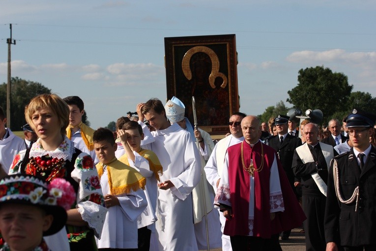 Powitanie ikony MB Częstochowskiej w Boczkach