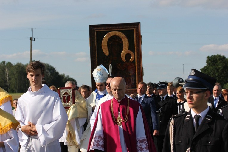 Powitanie ikony MB Częstochowskiej w Boczkach