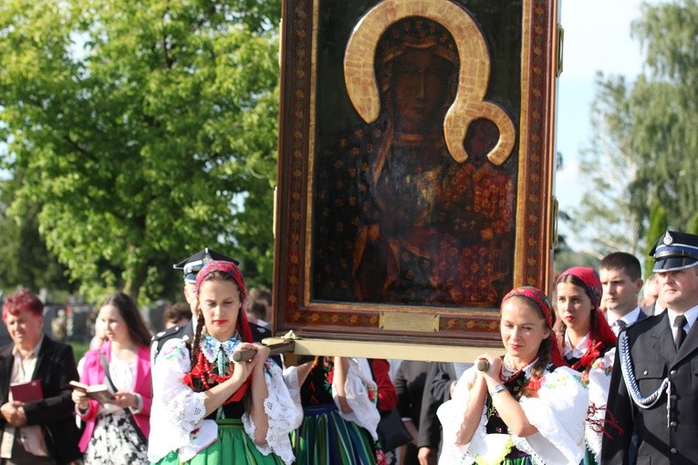 Powitanie ikony MB Częstochowskiej w Boczkach