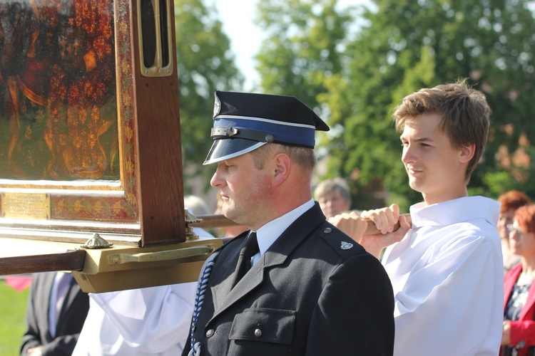 Powitanie ikony MB Częstochowskiej w Boczkach