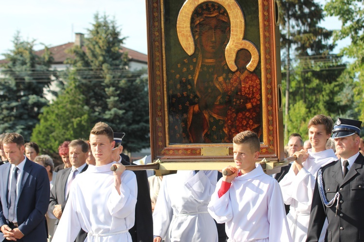 Powitanie ikony MB Częstochowskiej w Boczkach